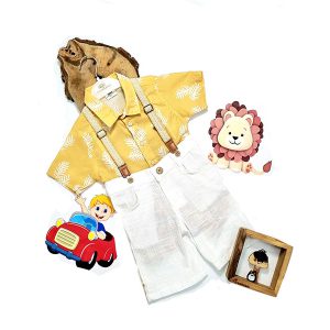 شومیز شلوارک سرهمی پسرانه ترک mdm کد 1148