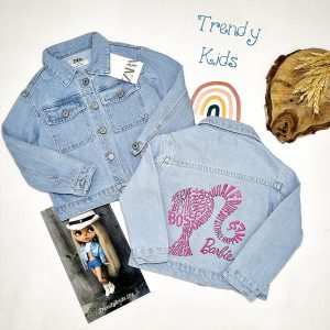 کت جین دخترانه باربی ترک مارک zara کد1460