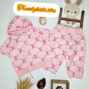 تیشرت شلوارک اسپورت کلاه دار LV