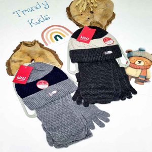 شال کلاه دستکش پسرانه ترک