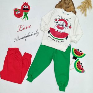 بلوز شلوار نخی دورس یلدایی