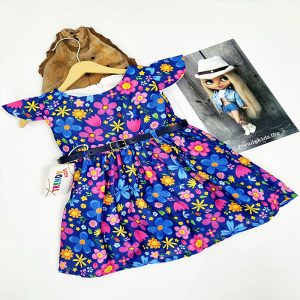 پیراهن نخی دختر