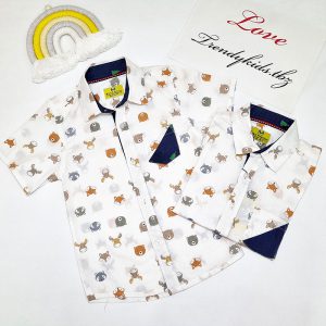 شومیز پسرانه طرح حیوانات