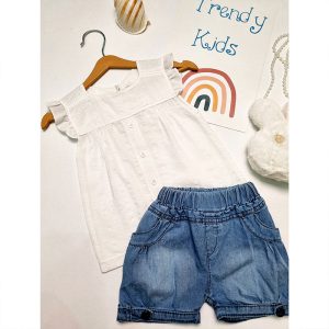 تاپ شلوارک دخترانه