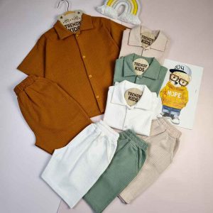 شومیز شلوارک نخ پنبه لش