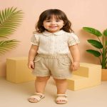 کراپ شلوارک دختر - Image 3