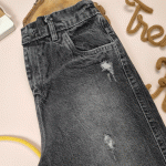 شلوار لی تمام بگ پشت کمرکش - Image 2