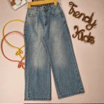 شلوار لی نیم بگ پشت کمرکش