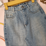 شلوار لی نیم بگ پشت کمرکش - Image 2