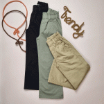 شلوار بگ کتان دورکمرکش