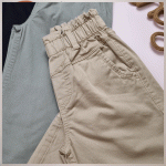 شلوار بگ کتان دورکمرکش - Image 2