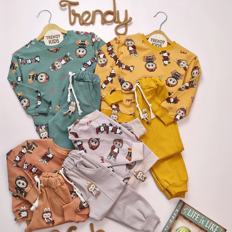 1 بلوز شلوار نخی دورس لبوبو - Image 1