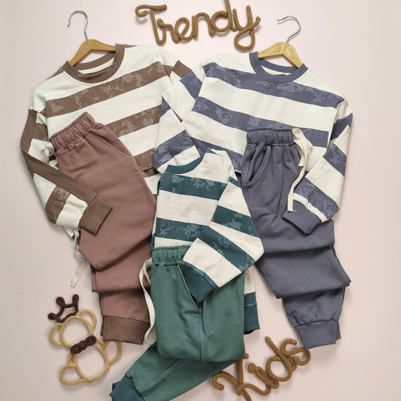 4 ست بلوز شلوار نخی دورس - Image 1