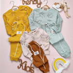 بلوز شلوار نخی بیسکوئیتی