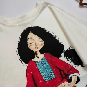 تیشرت باکس طرح دختر بندری - Image 2