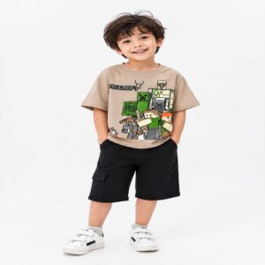 تیشرت شلوارک مانکرافت - Image 3