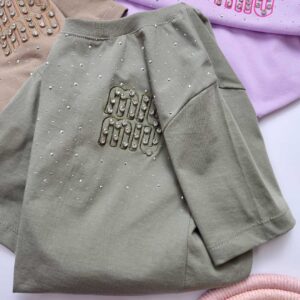 تیشرت دختر نگین دار - Image 3